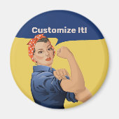 Rosie the Riveter Magnet (Vorne)