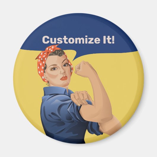 Rosie the Riveter Magnet (Vorne)