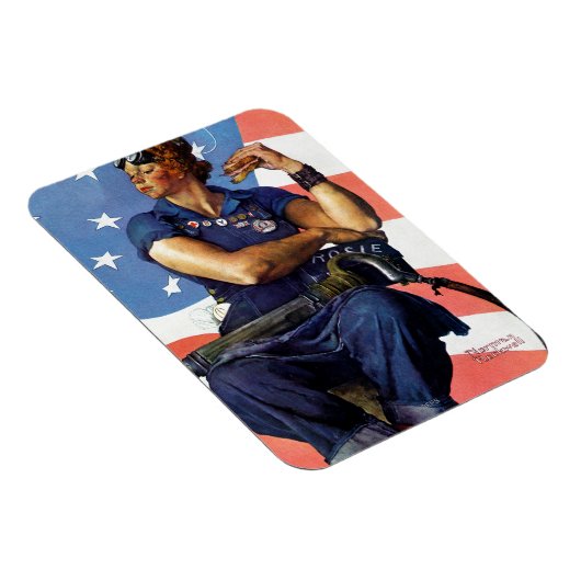 Rosie the Riveter Magnet (Rechte Seite)