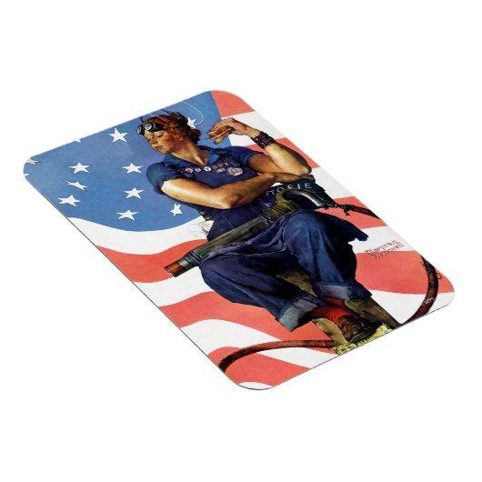 "Rosie the Riveter" Magnet (Rechte Seite)
