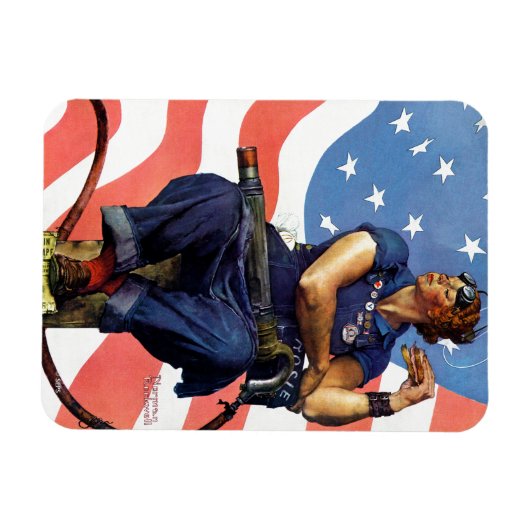 "Rosie the Riveter" Magnet (Horizontal)