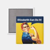 Rosie the Riveter | Magnet | Personalisieren (Vorderseite/Rückseite)