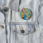 Rosie the Riveter Makes Toasted Cheese Button (Beispiel)