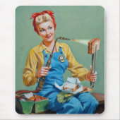 Rosie the Riveter Makes Toasted Cheese Mousepad (Vorne)