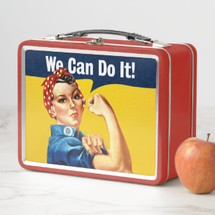 Rosie the Riveter   Metal Lunch Box