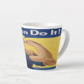 Rosie the Riveter Milchtasse (Rechte Ecke)