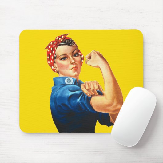 Rosie the Riveter Mousepad (Mit Mouse)