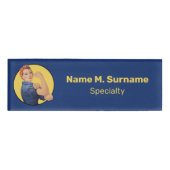 Rosie the Riveter Namenschild (Vorderseite)