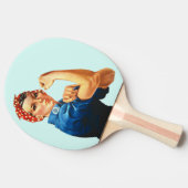 ROSIE THE RIVETER New Ping Pong Paddle Tischtennis Schläger (Seitenansicht)