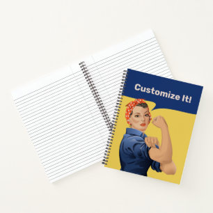 Rosie the Riveter Notebook Notizblock