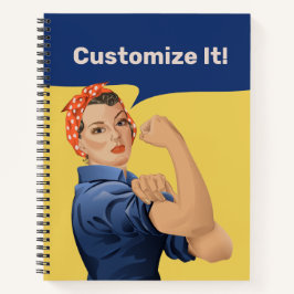 Rosie the Riveter Notebook Notizblock