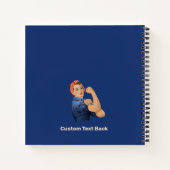 Rosie the Riveter Notebook Notizblock (Rückseite)