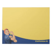 Rosie the Riveter Notepad Notizblock (Vorderseite)