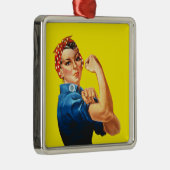 Rosie The Riveter Ornament Aus Metall (Rechts)