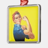 Rosie The Riveter Ornament Aus Metall (Links)