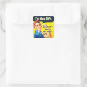 Rosie the Riveter OWS Aufkleber (Tasche)