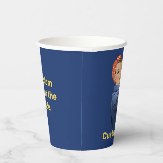 Rosie the Riveter Pappbecher (Rechts)