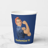 Rosie the Riveter Pappbecher (Vorderseite)