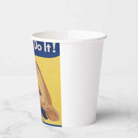 Rosie the Riveter Pappbecher (Links)