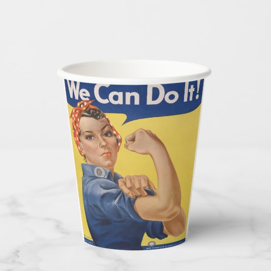 Rosie the Riveter Pappbecher (Vorderseite)