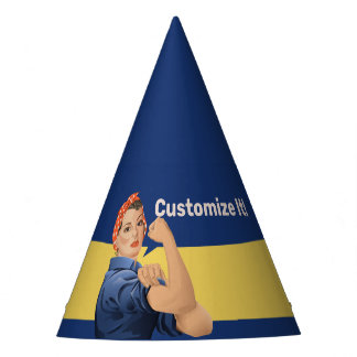 Rosie the Riveter Partyhut