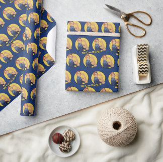 Rosie the Riveter Pattern Geschenkpapier