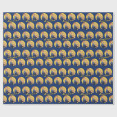 Rosie the Riveter Pattern Geschenkpapier (Flach)