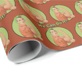 Rosie the Riveter Pattern Geschenkpapier (Rolleneckpunkt)