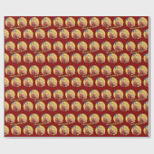 Rosie the Riveter Pattern Geschenkpapier (Flach)