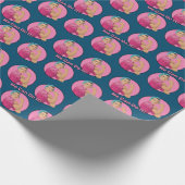 Rosie the Riveter Pattern Geschenkpapier (Ecke)