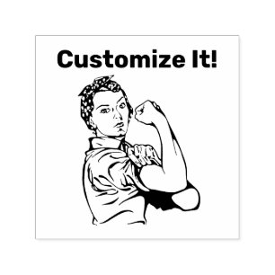 Rosie the Riveter Permastempel