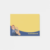 Rosie the Riveter Post-it Notes Klebezettel (Vorderseite)