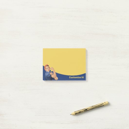 Rosie the Riveter Post-it Notes Post-it Klebezettel (Auf Schreibtisch)