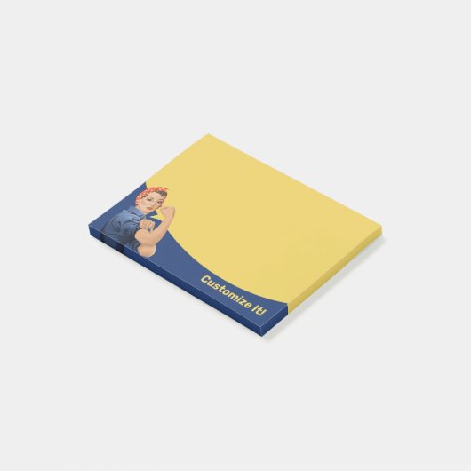Rosie the Riveter Post-it Notes Post-it Klebezettel (angewinkelt)