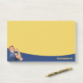 Rosie the Riveter Post-it Notes Post-it Klebezettel (Auf Schreibtisch)