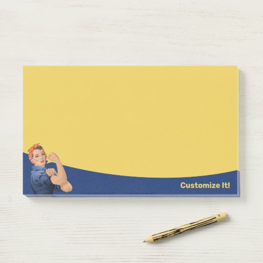 Rosie the Riveter Post-it Notes Post-it Klebezettel (Auf Schreibtisch)