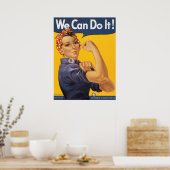 Rosie the Riveter Poster (Küche)