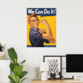 Rosie the Riveter Poster (Heimbüro)
