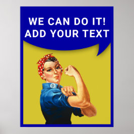 Rosie The Riveter Poster