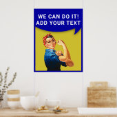 Rosie The Riveter Poster (Küche)