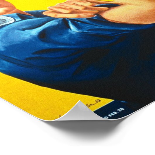 Rosie the Riveter Poster (Ecke)