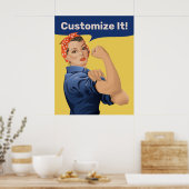 Rosie the Riveter Poster (Küche)