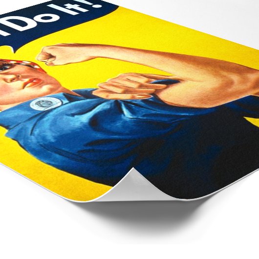 Rosie the Riveter Poster (Ecke)