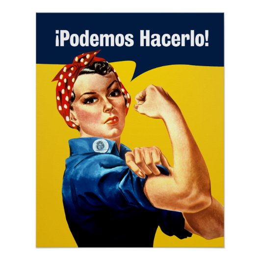 Rosie the Riveter | Poster | Spanisch Español (Vorderseite)