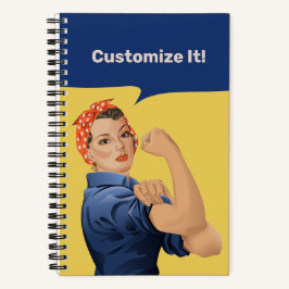 Rosie the Riveter Recipes Notizblock