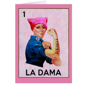 Rosie the Riveter Resistents La Dama Loteria