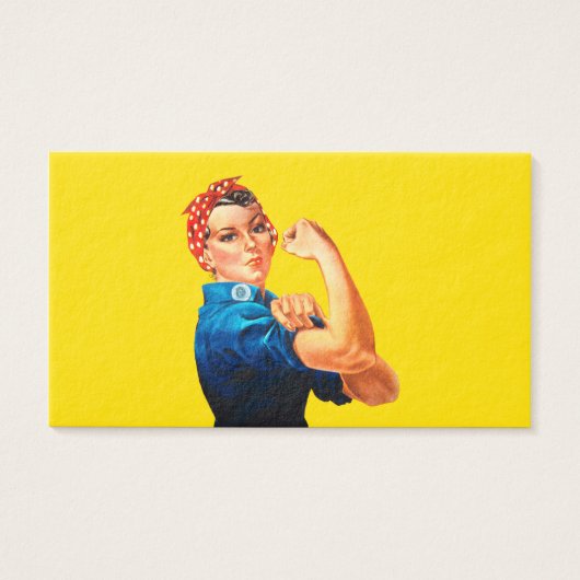 Rosie The Riveter Retro Design Style (Vorderseite)