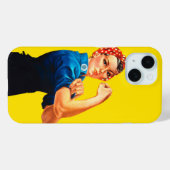 Rosie The Riveter Retro Style Case-Mate iPhone Hülle (Rückseite (Horizontal))