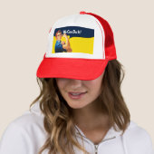 Rosie The Riveter Retro Style Truckerkappe (Beispiel)