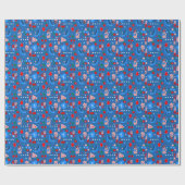 Rosie the Riveter Rockabilly Whimsy Geschenkpapier (Flach)
